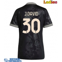 Juventus Jonathan David #30 Replica Third Shirt Ladies 2025-26 Short Sleeve